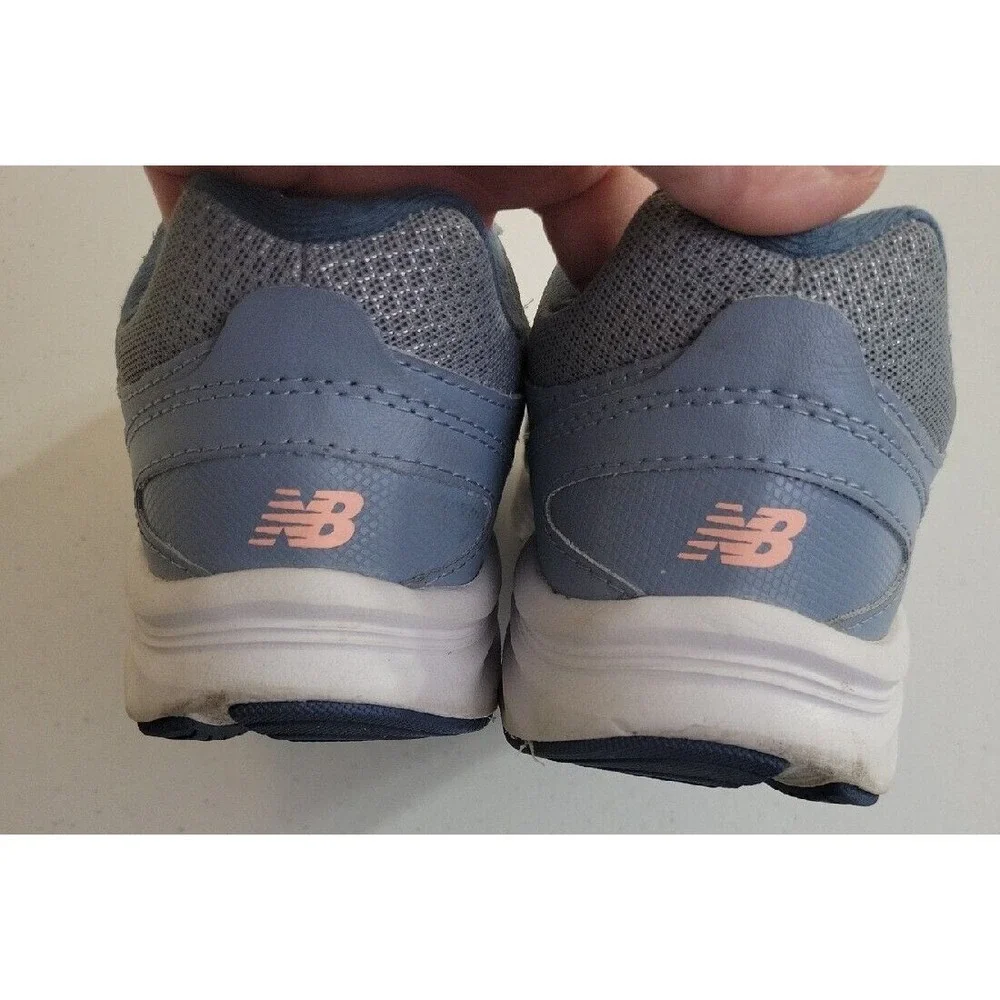 New Balance 496v3 Walking Shoes Cush+ Comfort Athletic Sneakers Blue Pink Sz 8